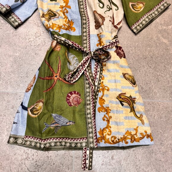 ALEMAIS Bath House Mini Dress in Linen - Picture 8 of 13